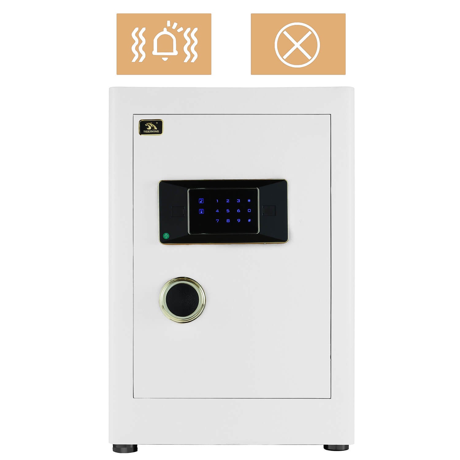 Touch Screen Home Safe 2.05 Cubic Feet White 58JJH